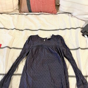 Universal Thread Dark Blue Textured Top